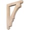 Ekena Millwork Balboa Arts & Crafts Smooth Bracket, Douglas Fir, 3 1/2"W x 28"D x 36"H BKT04X28X36BOA03SDF - alternate 1